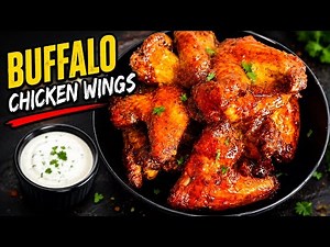 Crispy Buffalo Chicken Wings | Better Than Restaurant! 🔥 Easy Spicy Wings Recipe!