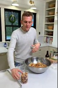 PRINT the recipe: https://www.wyseguide.com/brown-butter-herb-party-mix/ Nothing screams "Christmas season!" more than coming home from school and smelling party mix. When I was growing up, the distinct aroma of spices permeated the house, so you knew immediately when Mom had made a fresh batch. What a terrific after-school treat! I still love that smell and get super excited making it. Nowadays, I can make it exactly the way I want. I keep all the nostalgic flavors, but update them. This party 