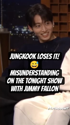 Jungkook's Reaction to Misunderstanding on The Tonight Show with Jimmy Fallon