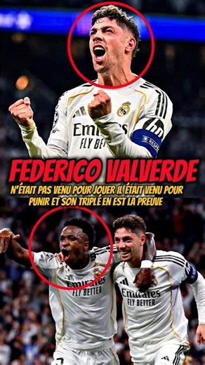 Valverde didn't come to play, he came to punish, and his hat trick was amazing! 🔥😈 #valverde