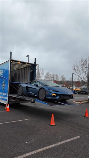 Fresh Off The Truck: New Lamborghini Temerario Blu Marinus Matt at Lamborghini of Seattle! 🔥
