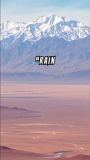 How the Atacama Desert Became the Driest Place on Earth 🌵