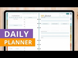 Daily Digital Planner 2025 | Organize Your Schedule & Tasks on iPad & Android