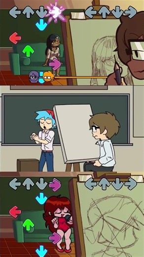 FNF Collaboration: Nagatoro Teams with BF, Sky, and GF - Epic Sepai Mod! #nagatoro #senpai #short...