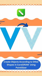 Create Objects According to Other Shapes in CorelDRAW Using Pointillizer . Follow : @vipulgraphics . Thanks ❤️ . #coreldraw #coreldrawtips #coreldrawtricks #pointillizer #vector #designer #object #shapes #vipulgraphics | Vipul Graphics | Facebook