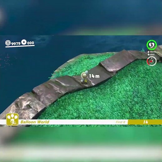 Luigi's Balloon World ("Find It" Balloon #284) (Cascade Kingdom) (#supermarioodyssey #marioodyssey)