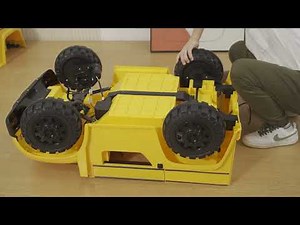 How to Assemble the 2-Seater Kids Ride-On School Bus | 6-Wheel Electric Toy Car with Remote Control
