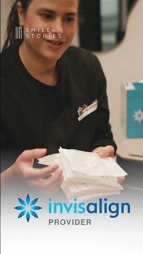 Invisalign start with Camilla #dentist #cosmetictdentist #invisalign