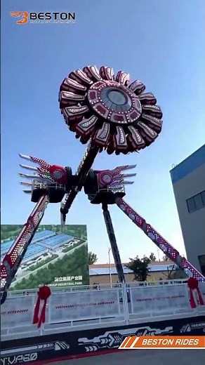 Space Turbo 360° Foundation-Free Pendulum Ride — Fun for All, Thrill for Everyone!