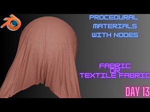 How to Create a Fabric Texture with Nodes! | Step-by-Step Tutorial