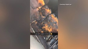 51K views · 179 reactions | WARNING! A lighter is to blame for the damge to this Rock Hill man's car. The lighter caught fire after it was left in the car with temperatures in the 90s. https://bit.ly/2Kzx0P9 | Queen City News | Facebook
