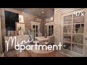 Roblox || Bloxburg: Mini Apartment || House Build