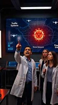 Hulk Saves the City’s Technology | Hulk vs AI Virus | Cinematic AI Short Film#ai#hulk