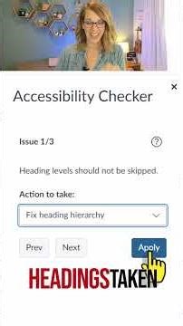 Accessibility Fixes for Canvas In Seconds