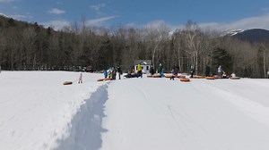 1.1K views · 14 reactions | Our walk-up Tubing Hill is old-school fun for everyone! Enjoy views from our hosted fire pit on weekends and holidays. To ensure an intimate experience, passes are limited, so book ahead for reservations. There are three 2-hour sessions daily: 9am, 11:30am, and 2pm. See you soon! greatglentrails.com/snow-tubing | Great Glen Trails | Facebook