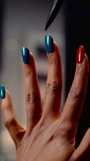 velvey on Instagram: "Speaking of peak technology (see my Fifth Element post), here is the instant nail polish scene from Total Recall, 1990 🫶🏻 not a want, but a need."