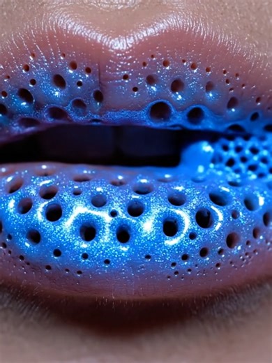 Neon Acid Lipstick ASMR Makeup Experience