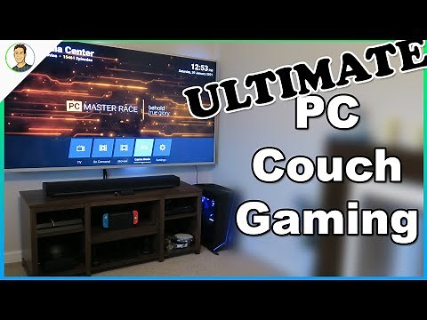 PC Couch Gaming From the Living Room with a HTPC