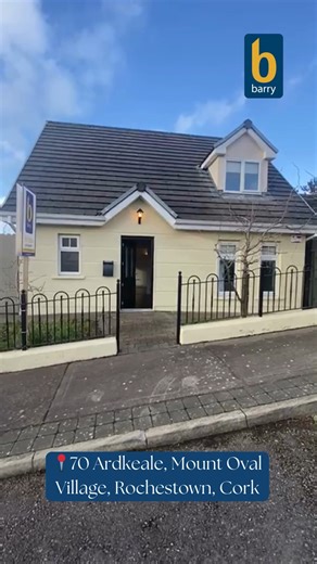Take a look inside 70 Ardkeale, Mount Oval Village, Rochestown, Cork🏡 ✨ FEATURES: - AMV: €395,000 - 3 Beds | 2 Baths | 90 sqm - Most sought after location. - Natural gas central heating. - Great schools and sports amenities nearby. - Kitchen appliances included in sale. - Cul de sac location. - Designated car space. For more details, contact: 👨‍💼 Johnny O’Connor 📱 087 665 7000 ☎️ 021 427 9677 📧 info@barryauctioneers.ie #NewListing #CorkProperty #BarryAuctioneers #IrishProperty | Barry Aucti