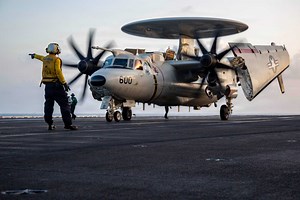 U.S. Navy Command Aircraft E-2D Hawkeye Central to Air Operations in Epic Fury Over Iran