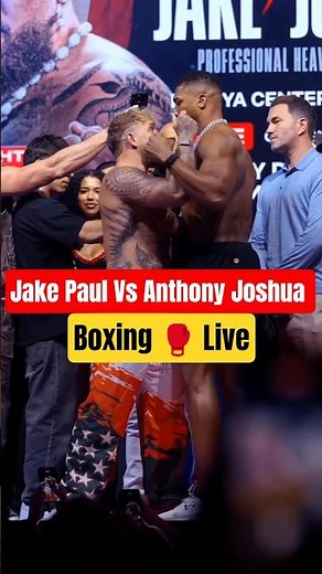 Jake Paul Vs Anthony Joshua Live Fight/Boxing Live Match#jakepaul #anthonyjoshua #boxinglive #boxing