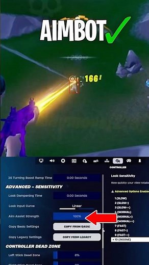 My Controller SETTINGS = AIMBOT MAX DAMAGE 🎯