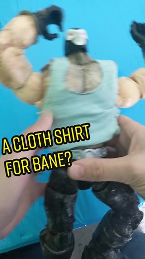 Making a Custom Cloth Shirt for a Giant Bane Action Figure