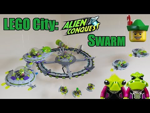 LEGO City - EVERY Alien Conquest Alien 7049 7050 7051 7052 7065 7066 7067 👽👽👽🏹