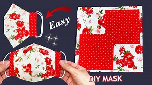 21K views · 1.2K reactions | Easy 3D Cute Mask! Diy Breathable Face Mask Easy Pattern Sewing Tutorial | | P&K Handmade | Facebook
