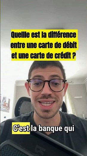 Carte de débit ou de crédit : la différence qui peut te ruiner #argent #banque #cartebancaire