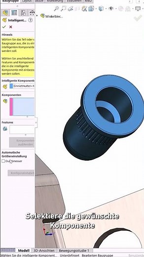 SOLIDWORKS - Intelligente Komponenten