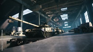 3d animation, abrams, armed forces, armor, armored vehicle, armour, army, artillery, battle tank, defence industry, defence technology, defense, factory, fight, gun, hangar, heavy, industrial, industr