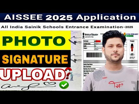 🔴सैनिक स्कूल फॉर्म आ गए? Sainik School application form 2025 | sainik school photo signature upload