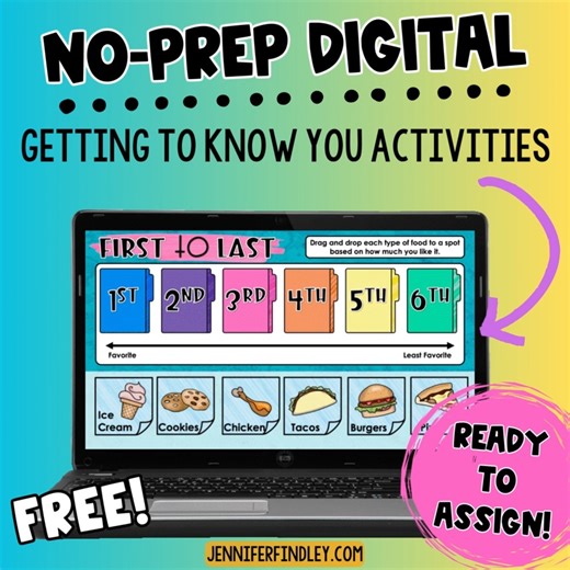 Building relationships is key to classroom management, and that begins when you start to get to know your students. These free digital activities for getting to know them will help! Grab your free copy here: https://jenf.link/digitalGTKY | Teaching with Jennifer Findley