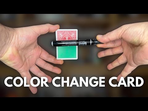 COLOR CHANGE CARD TRICK EXPLAINED | Gimmick Step By Step