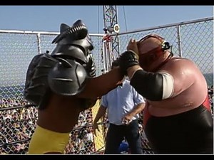 WCW World Heavyweight Champion Hulk Hogan vs Vader STEEL CAGE match WCW BASH AT THE BEACH 1995