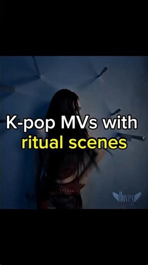 K-pop MVs with ritual scenes 🖤 #kpop #babymonster #ive #redvelvet #bts #fypシ