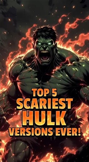 Top 5 most powerful versions of hulk 😱 #hulk #marvel #youtubeshorts #shorts #avengers #marvelcomics