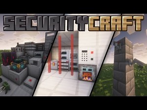 MINECRAFT SECURITY MOD REVIEW ► 100 Days, 100 Mods. Security Craft Mod Review 1.21.1 #104