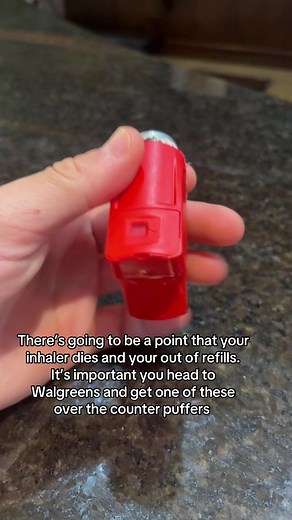 If you know, you know. They’re not as effective but anything is better then nothing in those critical moments #asthmatok #inhalerlife #asthma