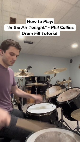 How to play the fill in “In the Air Tonight” by Phil Collins. This is another incredibly iconic drum fill that nearly everyone will recognize. Even though the song was released in the 80’s, the fill still sounds huge without any obvious processing. However, to play this identically to the track, you are going need at least five toms set up on your kit. In this video, I’ve played it so it can be translated onto a traditional drum kit with three toms. Share this video with a friend who might enjoy