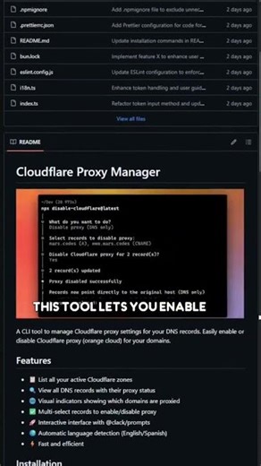 Cloudflare Proxy Manager, a CLI tool for anyone managing domains on Cloudflare.
