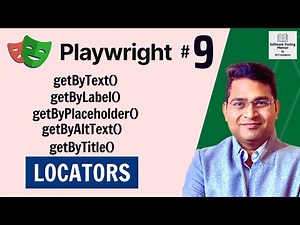 Playwright Tutorial #9 - getByText() | getByLabel() | getByPlaceholder, AltText and Title