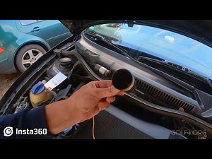 🇩🇪 VW Golf IV Scheinwerfer Wischwasserpumpe tauschen [VLOG artig und mit mäßigem Erfolg]