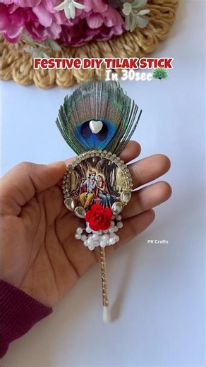 Tilak stick making😍|| #weddingcrafts #tilak #occasional #diy #weddingdiy #viralvideos #tutorial