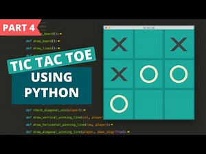 Tic Tac Toe Using Python and Pygame (Part 4) | Winning and Restart Function