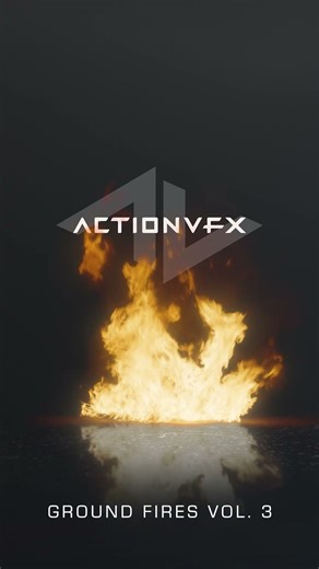 Ground Fires Vol. 3 | Real Fire VFX Elements From ActionVFX
