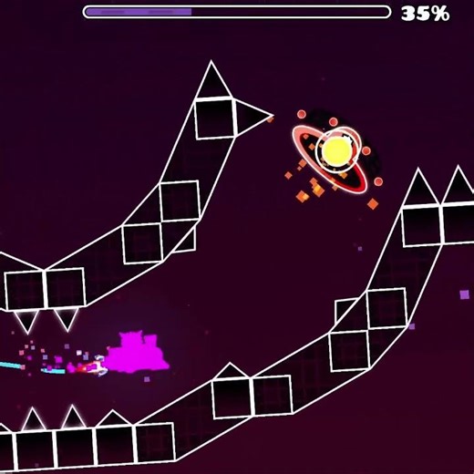 Day 7 Making Geometry Dash Easy Demon #geometrydash #gd