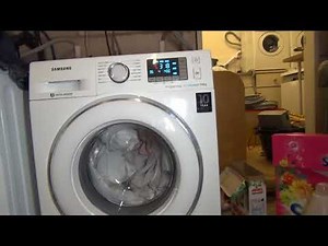 Samsung Ecobubble WF80F5U4W Washing Machine : Fuzzy logic weigh load (Pt 2/16)