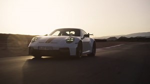 The new Porsche 911 GT3 with Weissach Package in White Driving Video